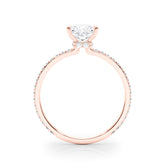 Hidden Halo Princess Cut Center Single Row - TN85295